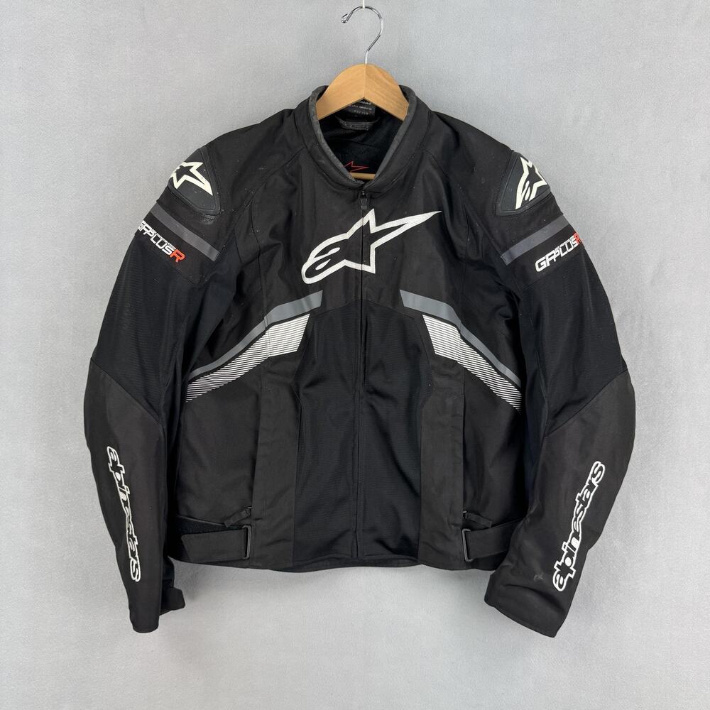 Alpinestars T-GP Plus R V3 Air Jacket Mens Extra Large Black Mesh Motorcycle